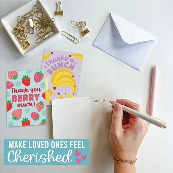 54 Colorful Funny Thank You Cards With Envelopes Bulk - Picture 6 of 7